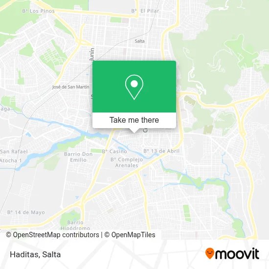 Haditas map
