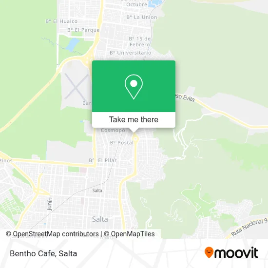 Bentho Cafe map