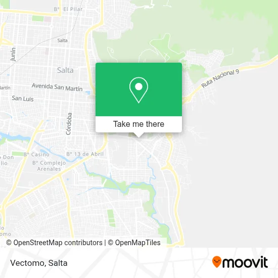 Vectomo map