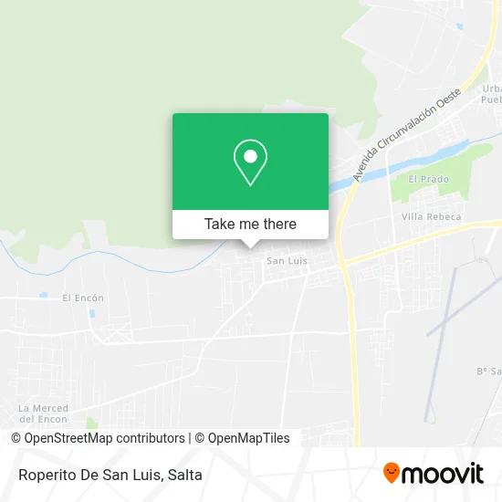 Roperito De San Luis map