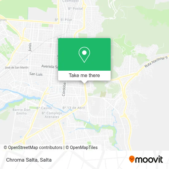 Chroma Salta map