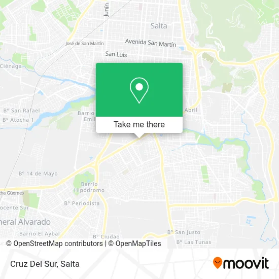 Cruz Del Sur map
