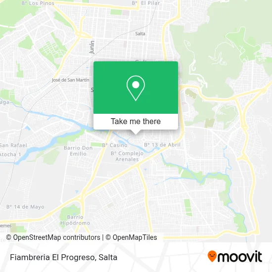 Fiambreria El Progreso map