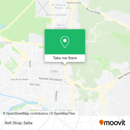 Refi Shop map