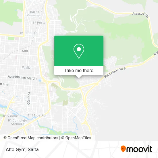 Alto Gym map