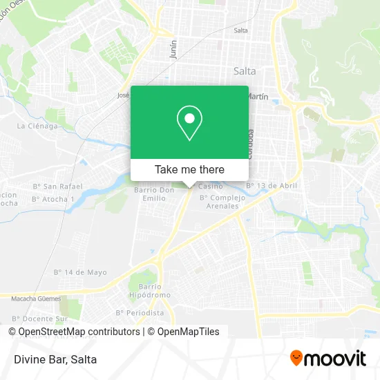 Divina Bar map