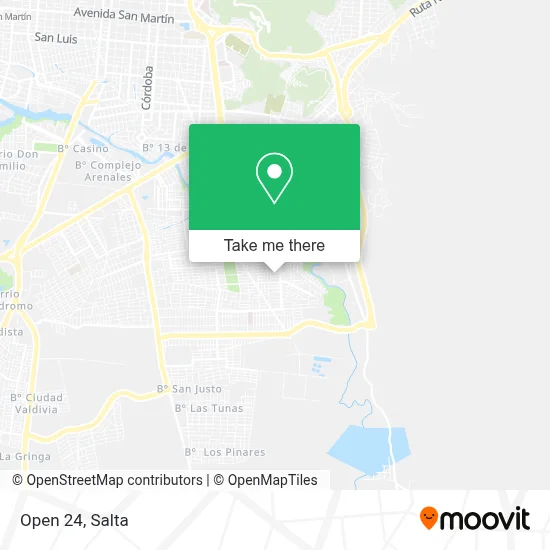 Open 24 map