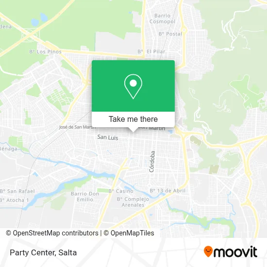 Party Center map