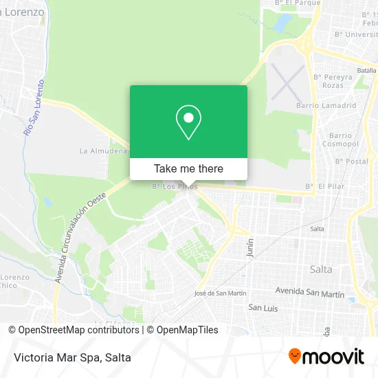Victoria Mar Spa map