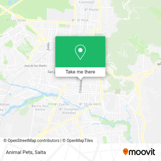 Animal Pets map