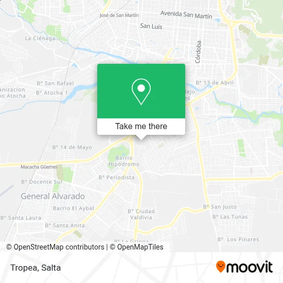 Tropea map