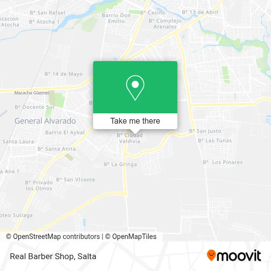 Real Barber Shop map
