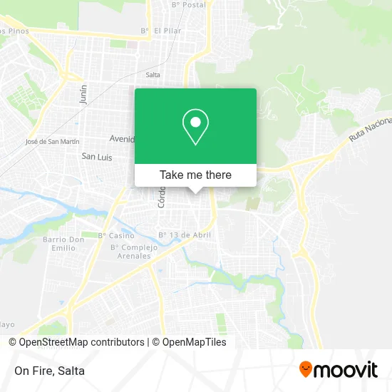 On Fire map