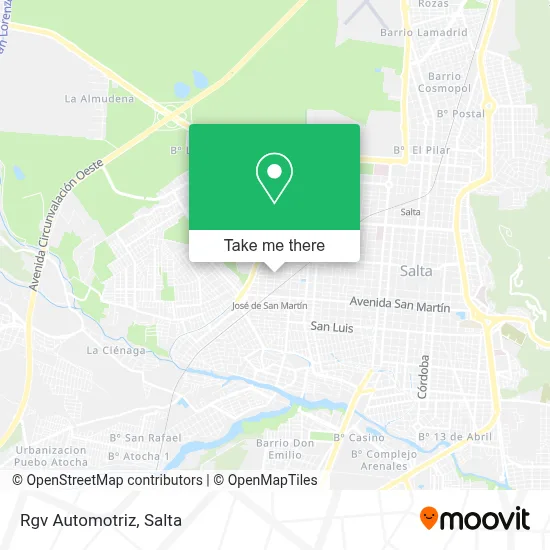 Rgv Automotriz map