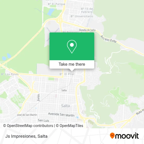 Js Impresiones map