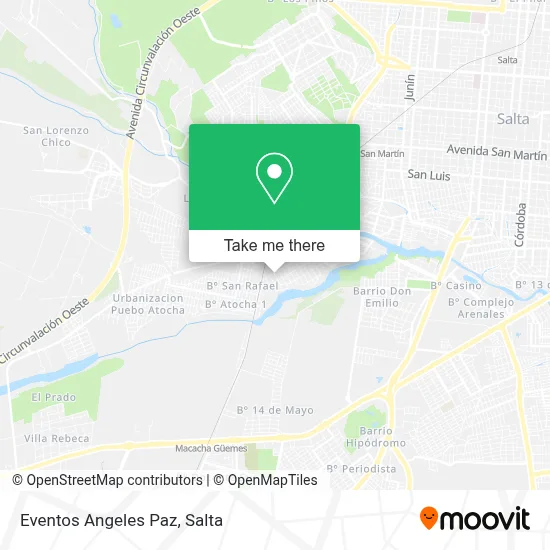 Eventos Angeles Paz map