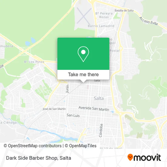Dark Side Barber Shop map