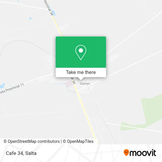 Cafe 34 map