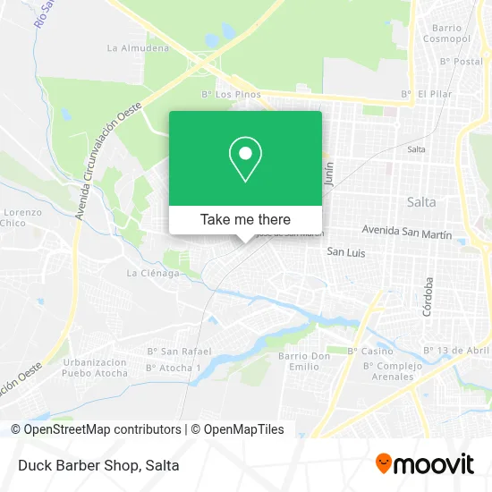 Duck Barber Shop map