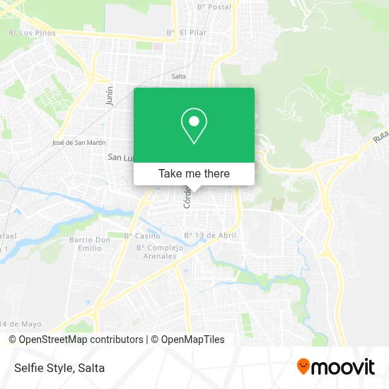 Selfie Style map