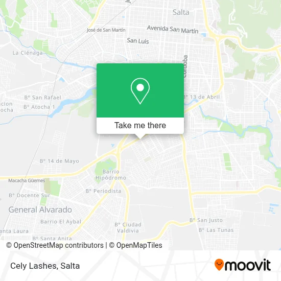 Cely Lashes map
