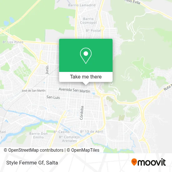 Style Femme Gf map