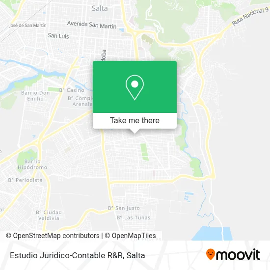 Estudio Juridico-Contable R&R map
