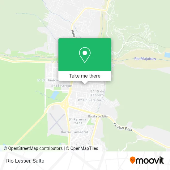 Rio Lesser map