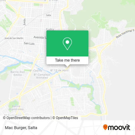 Mac Burger map