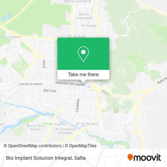 Bio Implant Solucion Integral map
