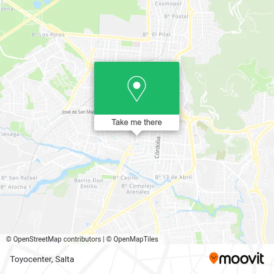 Toyocenter map