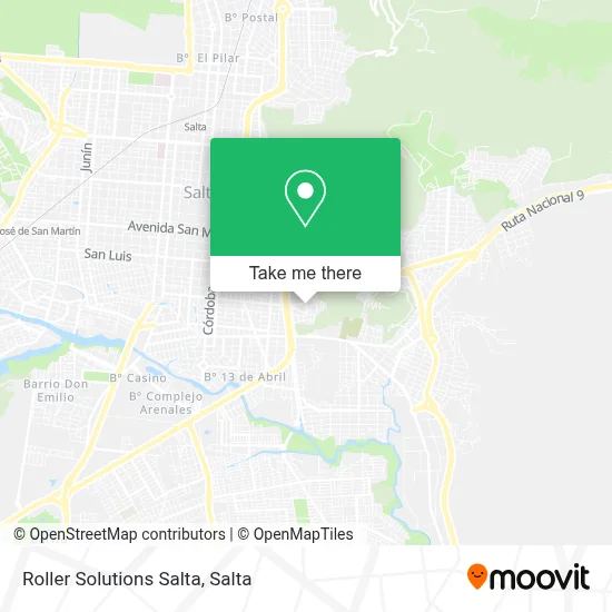 Roller Solutions Salta map