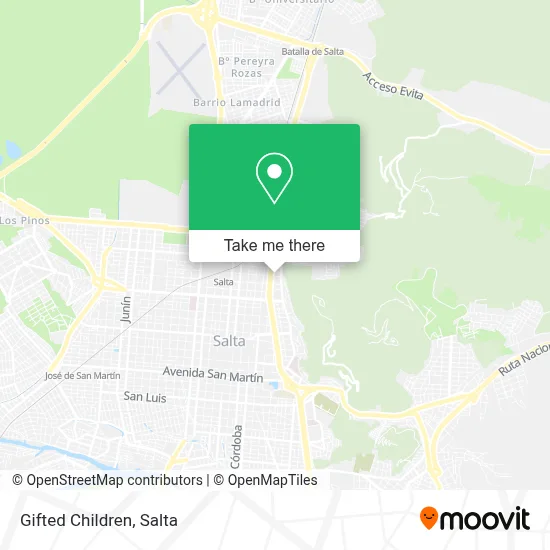 Gifted Children map