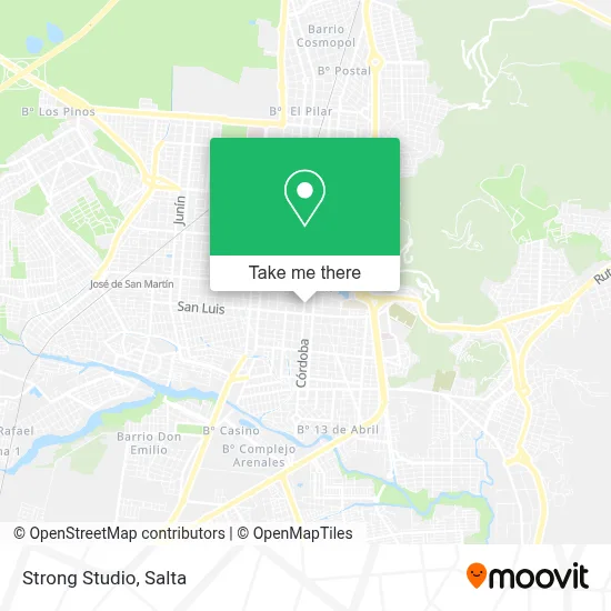 Strong Studio map