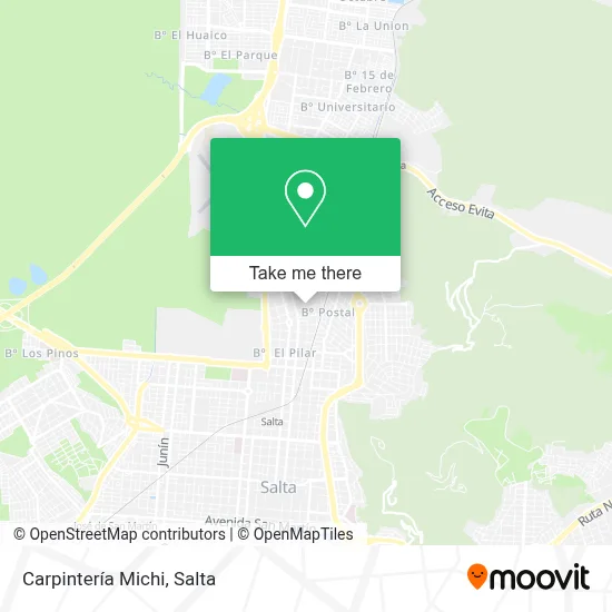 Carpintería  Michi map