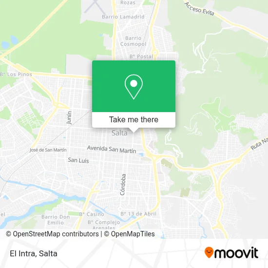 El Intra map