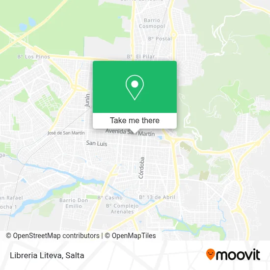 Libreria Liteva map