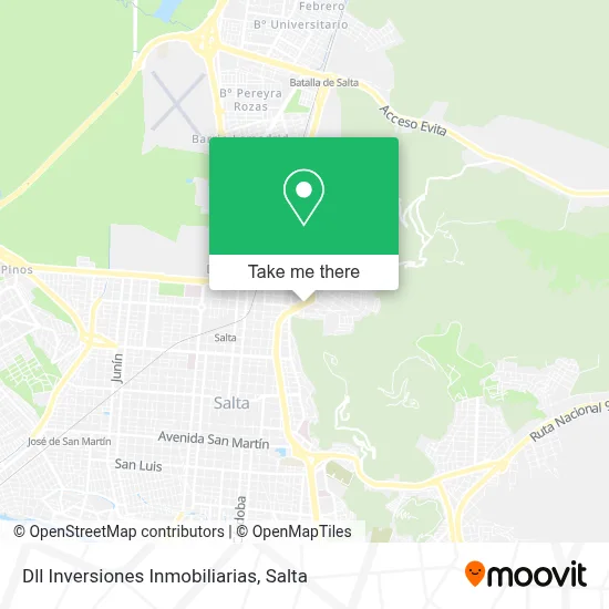 Dll Inversiones Inmobiliarias map