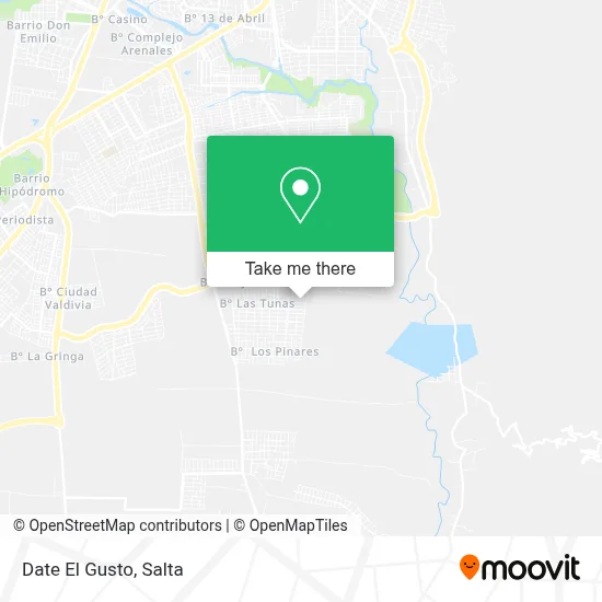 Date El Gusto map
