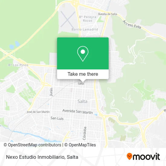 Nexo Estudio Inmobiliario map