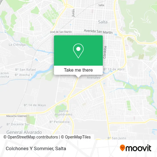 Colchones Y Sommier map