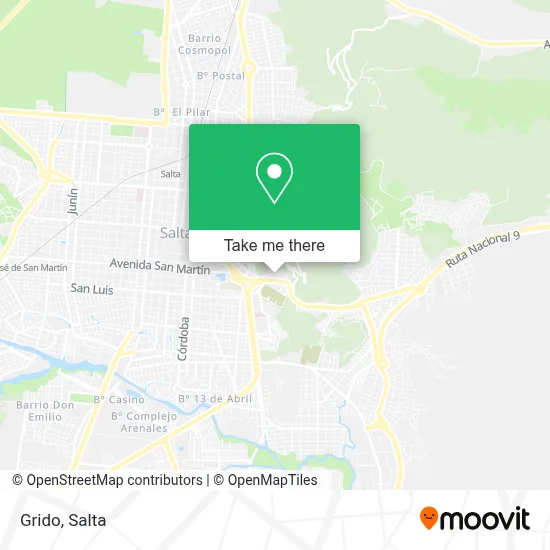 Grido map
