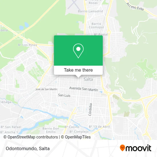 Odontomundo map