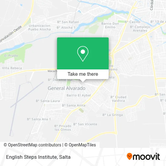 English Steps Institute map