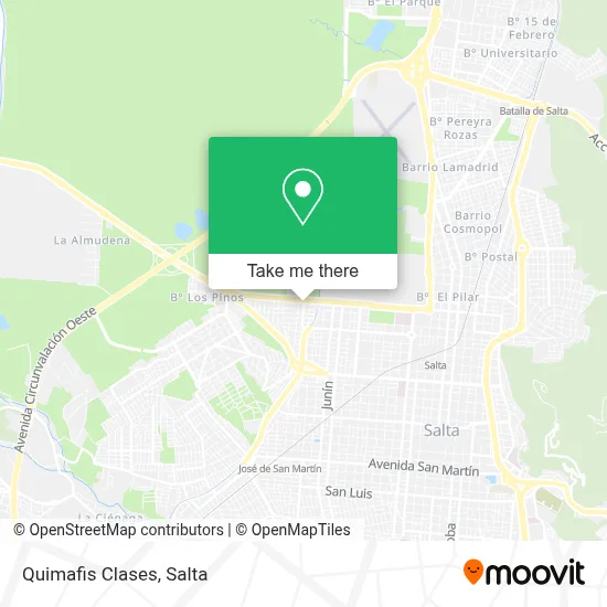 Quimafis Clases map
