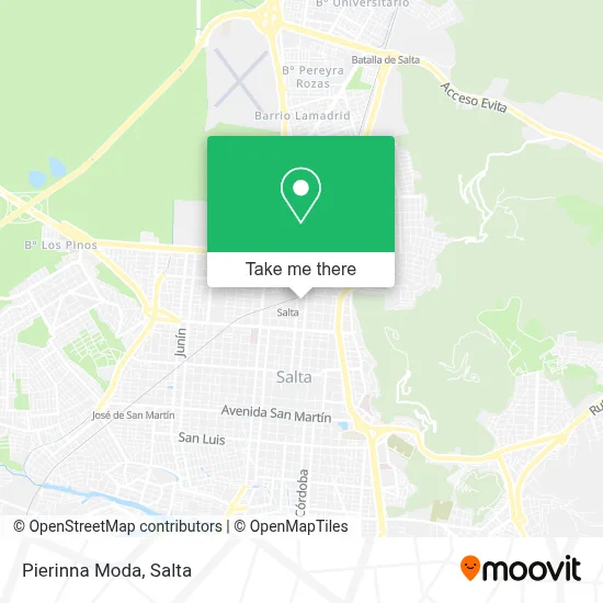 Pierinna Moda map