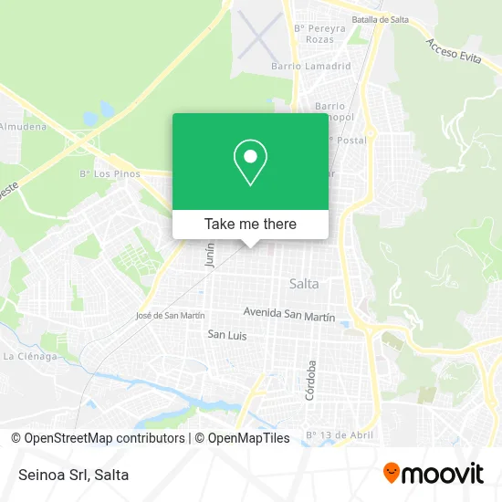 Seinoa Srl map