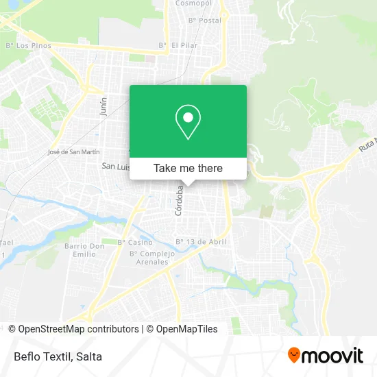 Beflo Textil map