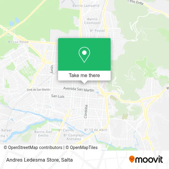 Andres Ledesma Store map