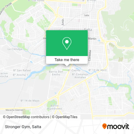 Stronger Gym map